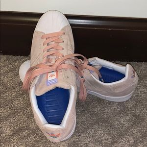 Pink adidas sneakers